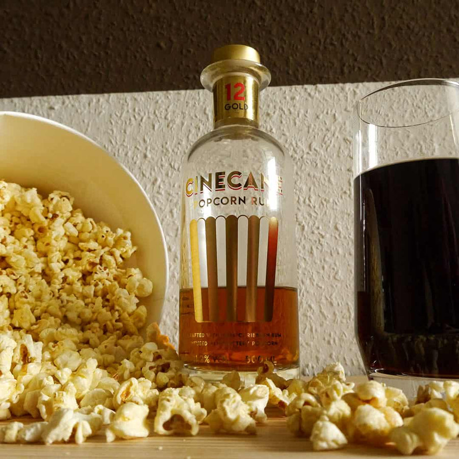 CINECANE Popcorn Rum Gold: Kinofeeling für zu Hause